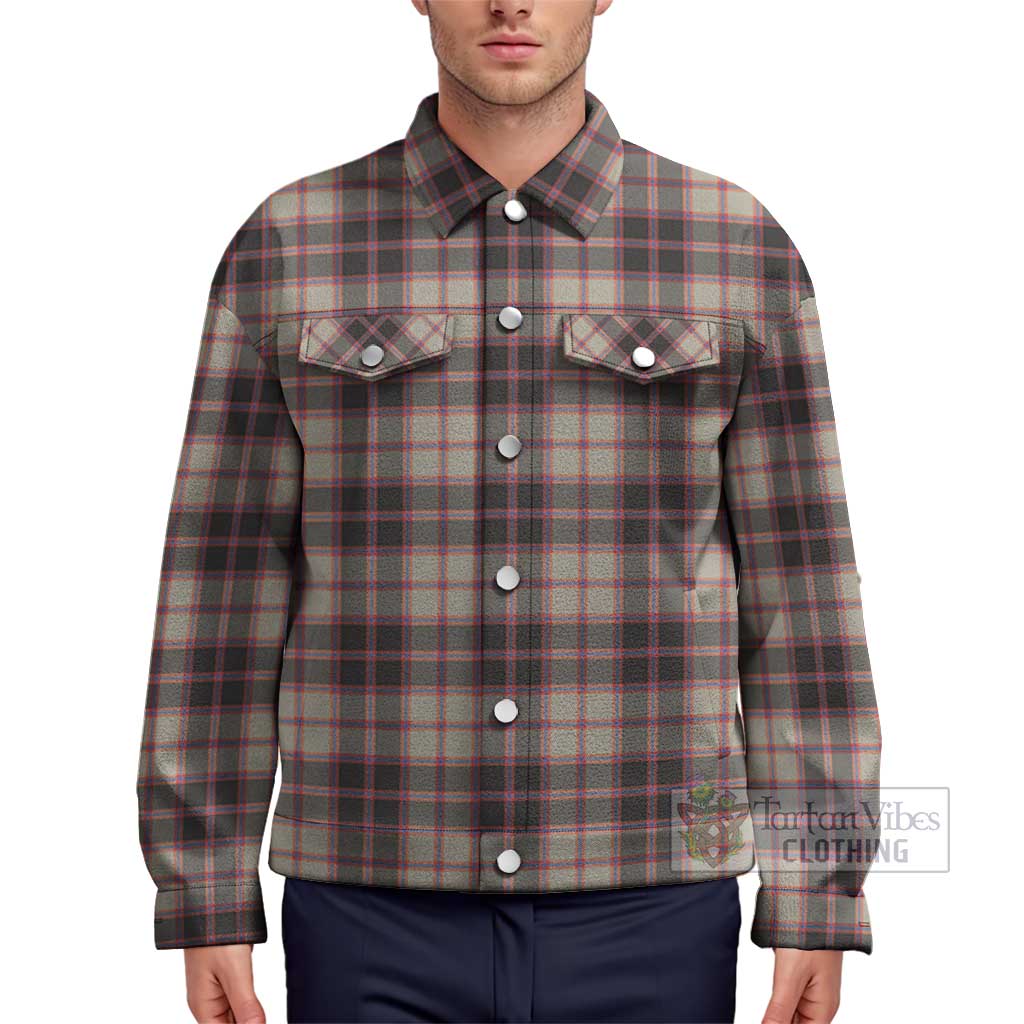 Tartan Vibes Clothing MacPherson Hunting Ancient Tartan Unisex Lapel Cotton Jacket