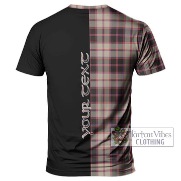 MacPherson Hunting Ancient Tartan T-Shirt with Family Crest and Half Of Me Style