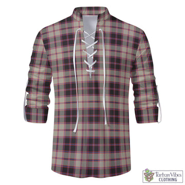 MacPherson Hunting Ancient Tartan Men's Scottish Traditional Jacobite Ghillie Kilt Shirt