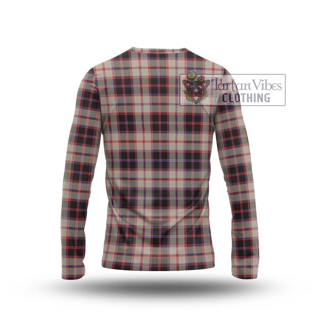 Tartan Vibes Clothing MacPherson Hunting Ancient Tartan Long Sleeve T-Shirt with Family Crest DNA In Me Style