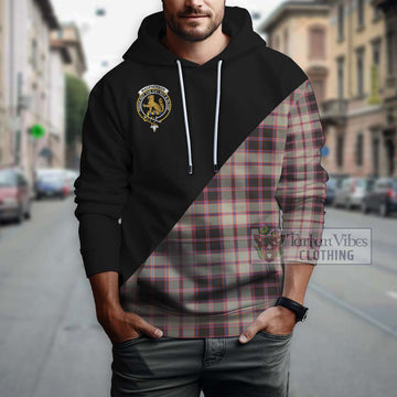 MacPherson Hunting Ancient Tartan Hoodie with Family Crest and Military Logo Style