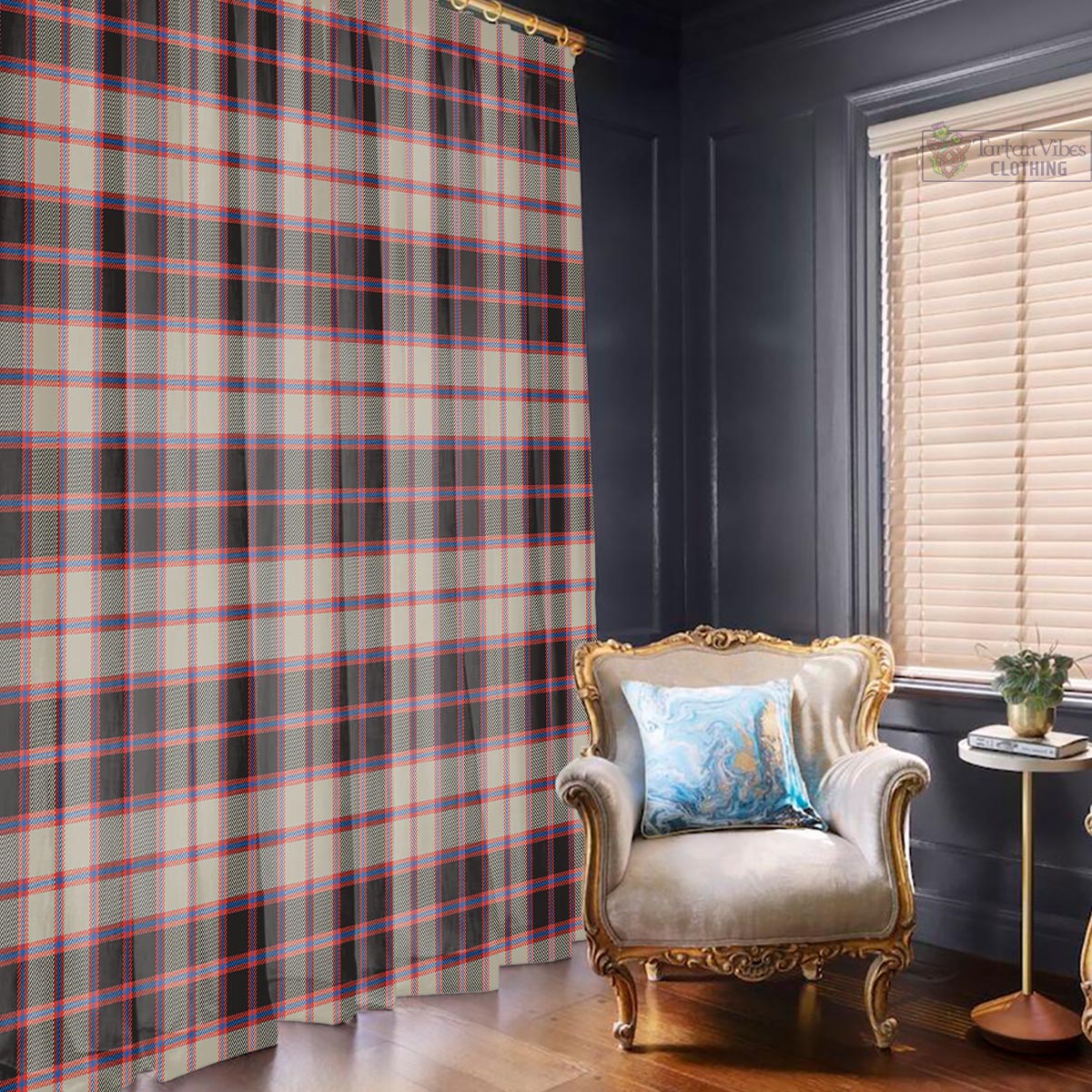 MacPherson Hunting Ancient Tartan Window Curtain