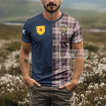 MacPherson Hunting Ancient Tartan T-Shirt Alba with Scottish Lion Royal Arm Half Style