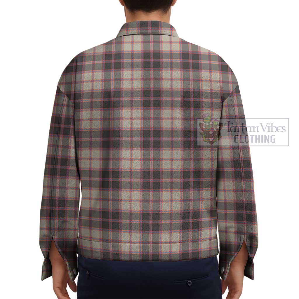 Tartan Vibes Clothing MacPherson Hunting Ancient Tartan Unisex Lapel Cotton Jacket