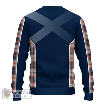 MacPherson Hunting Ancient Tartan Knitted Sweater with Family Crest and Lion Rampant Vibes Sport Style