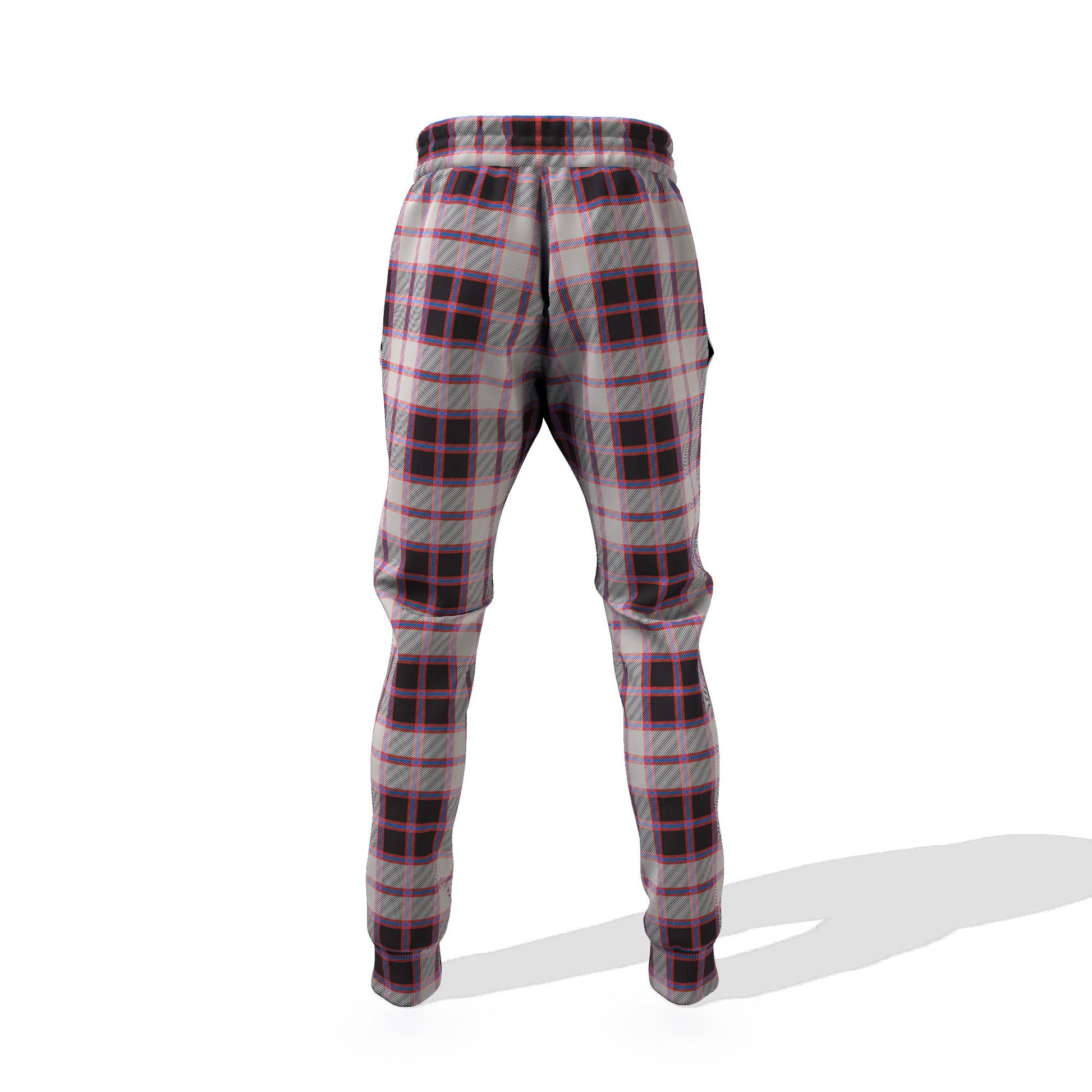 MacPherson Hunting Ancient Tartan Joggers Pants with Family Crest - Tartanvibesclothing