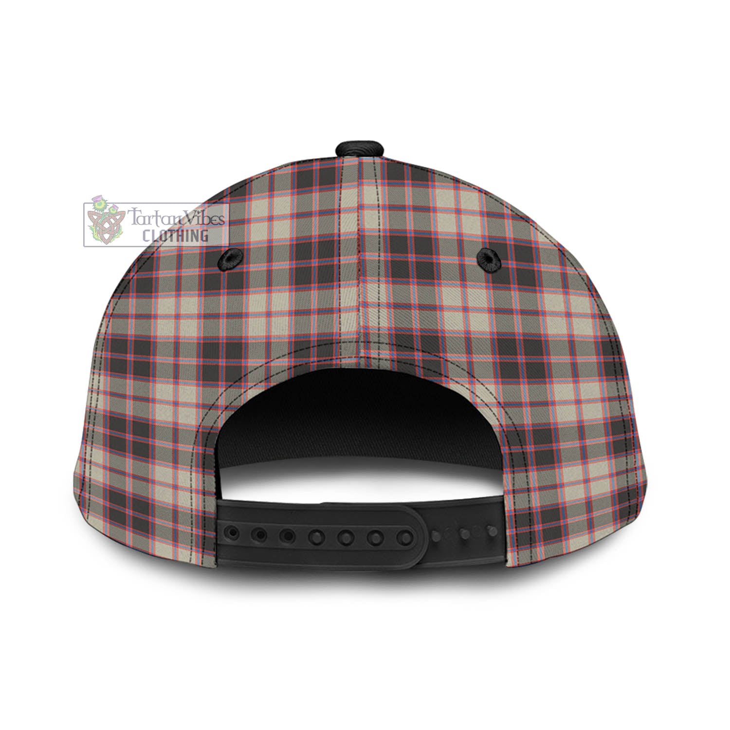 Tartan Vibes Clothing MacPherson Hunting Ancient Tartan Classic Cap with Family Crest In Me Style