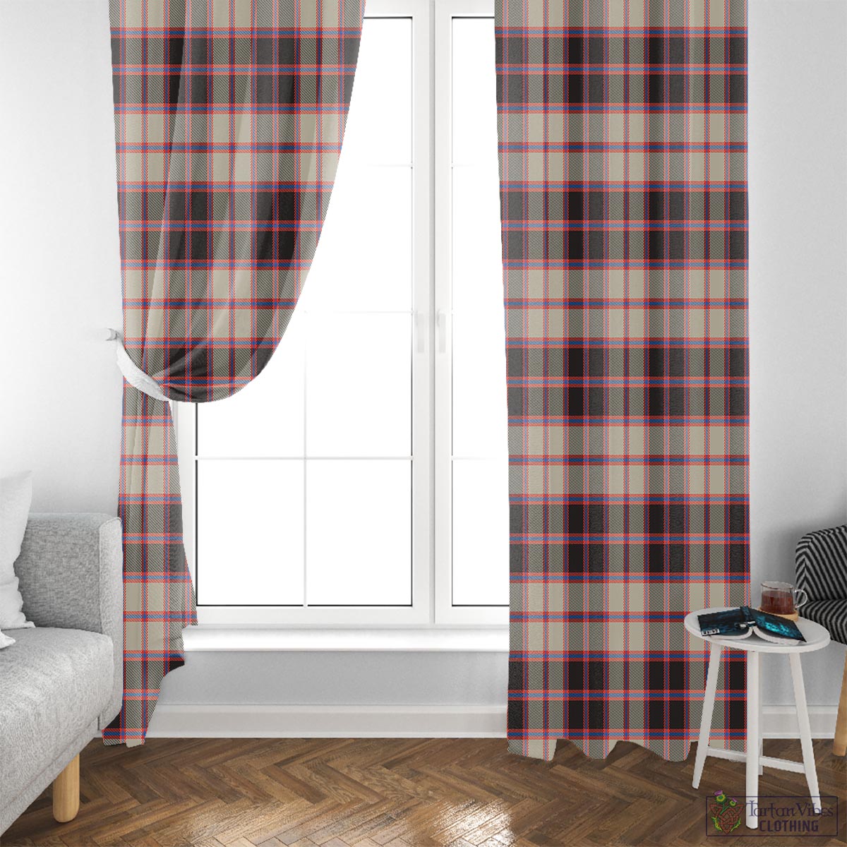 MacPherson Hunting Ancient Tartan Window Curtain