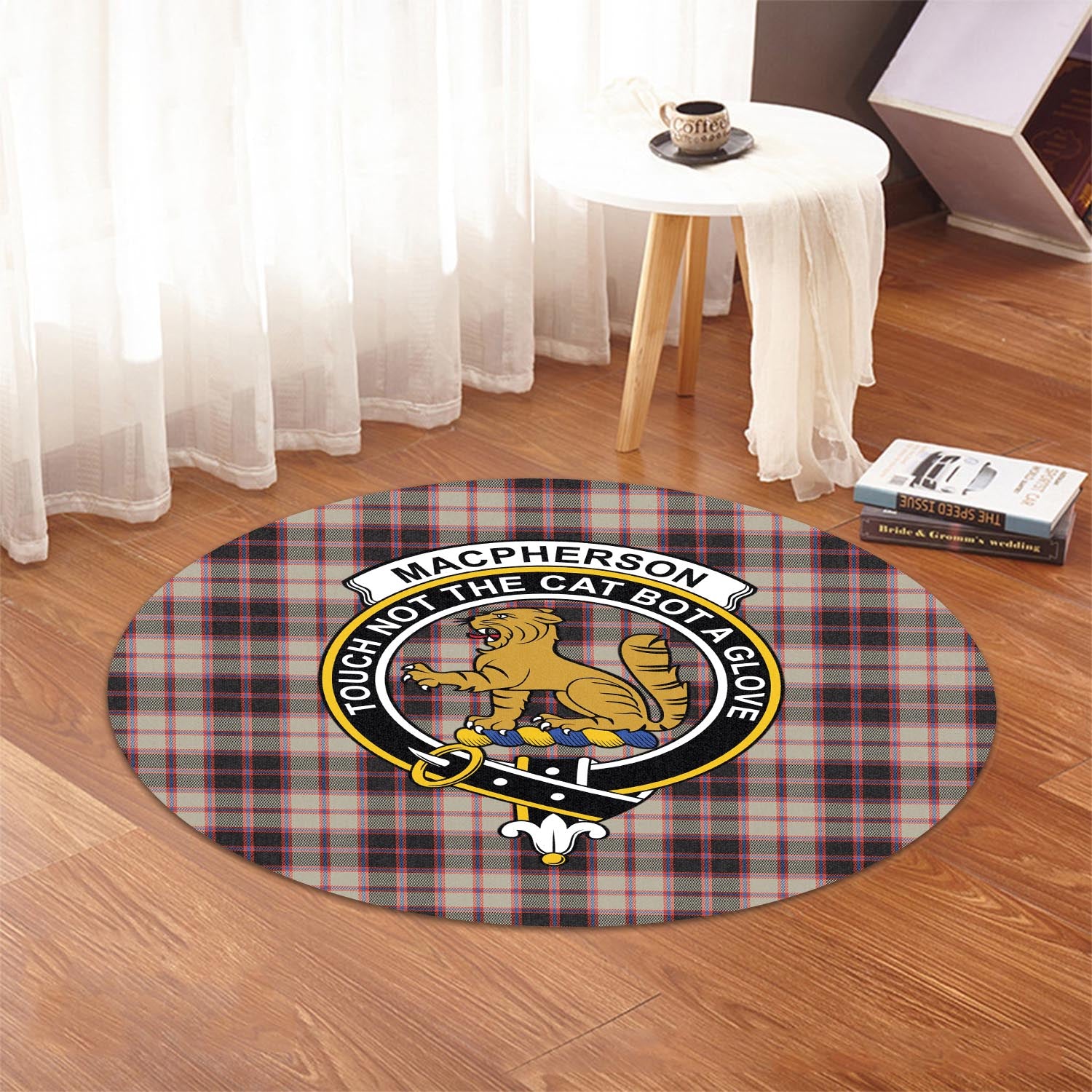 macpherson-hunting-ancient-tartan-round-rug-with-family-crest