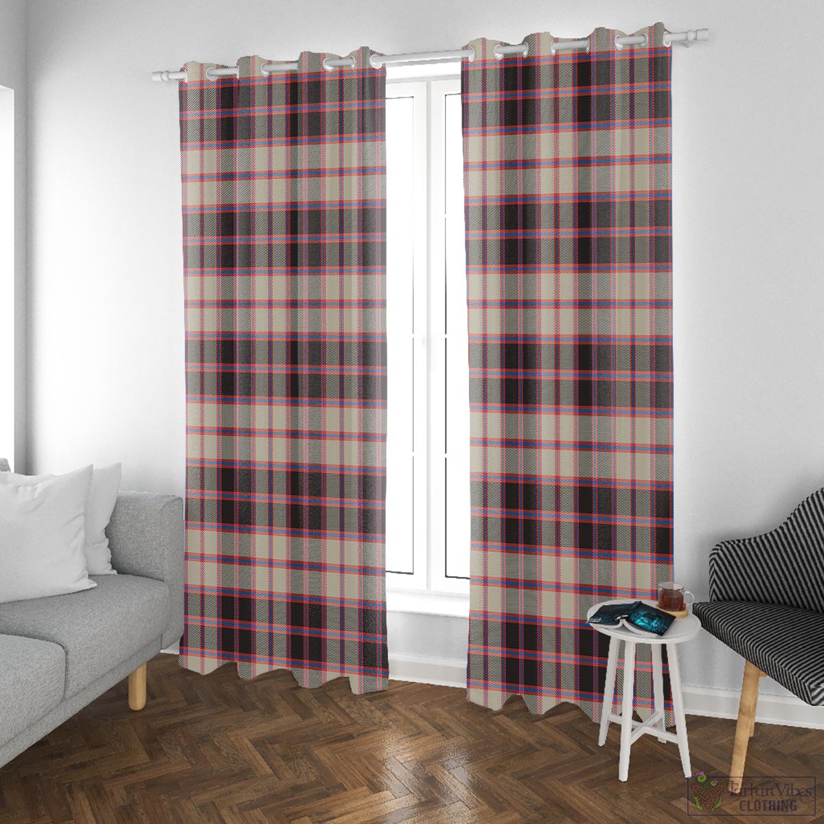 MacPherson Hunting Ancient Tartan Window Curtain