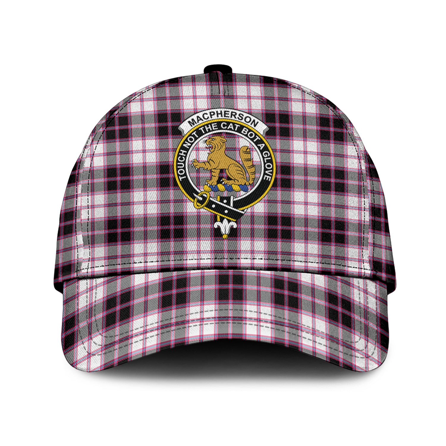 MacPherson Hunting Modern Tartan Classic Cap with Family Crest Classic Cap Universal Fit - Tartan Vibes Clothing