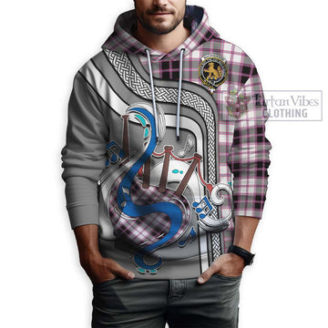 MacPherson Hunting Modern Tartan Hoodie with Epic Bagpipe Style