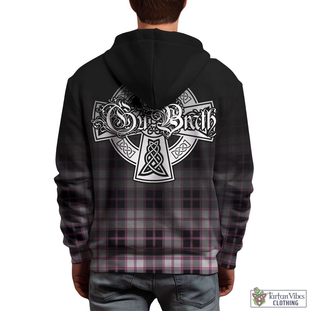 Tartan Vibes Clothing MacPherson Hunting Modern Tartan Hoodie Featuring Alba Gu Brath Family Crest Celtic Inspired