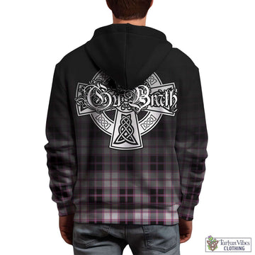 MacPherson Hunting Modern Tartan Hoodie Featuring Alba Gu Brath Family Crest Celtic Inspired