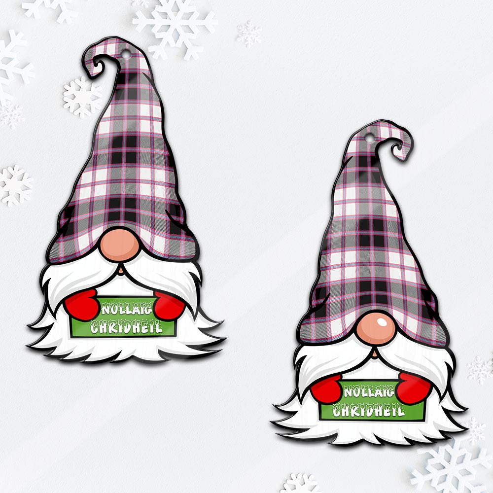 MacPherson Hunting Modern Gnome Christmas Ornament with His Tartan Christmas Hat - Tartan Vibes Clothing