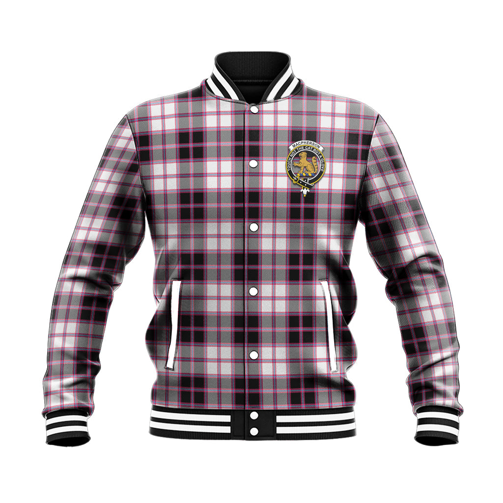 MacPherson Hunting Modern Tartan Baseball Jacket with Family Crest - Tartan Vibes Clothing