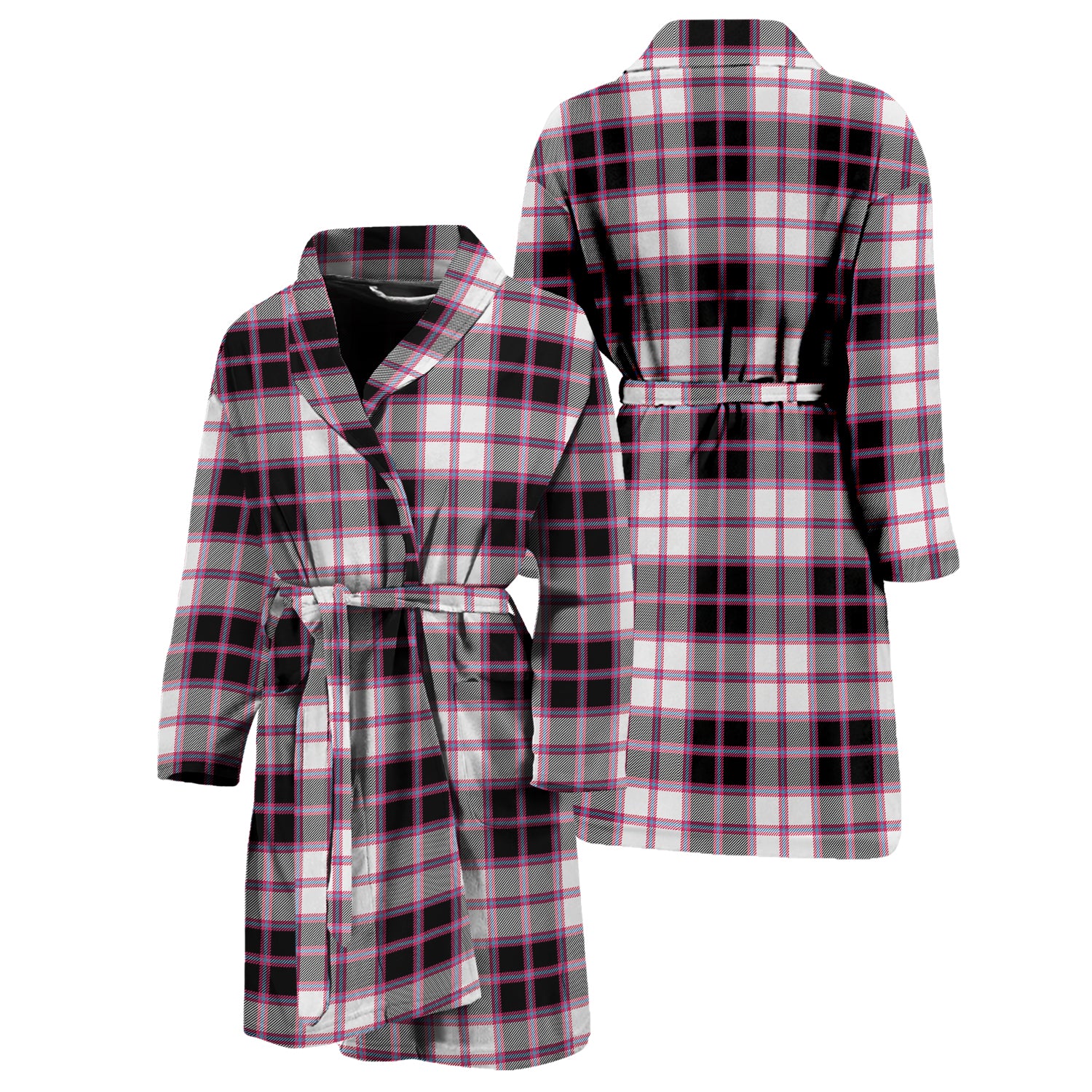 MacPherson Hunting Modern Tartan Bathrobe Unisex M - Tartan Vibes Clothing