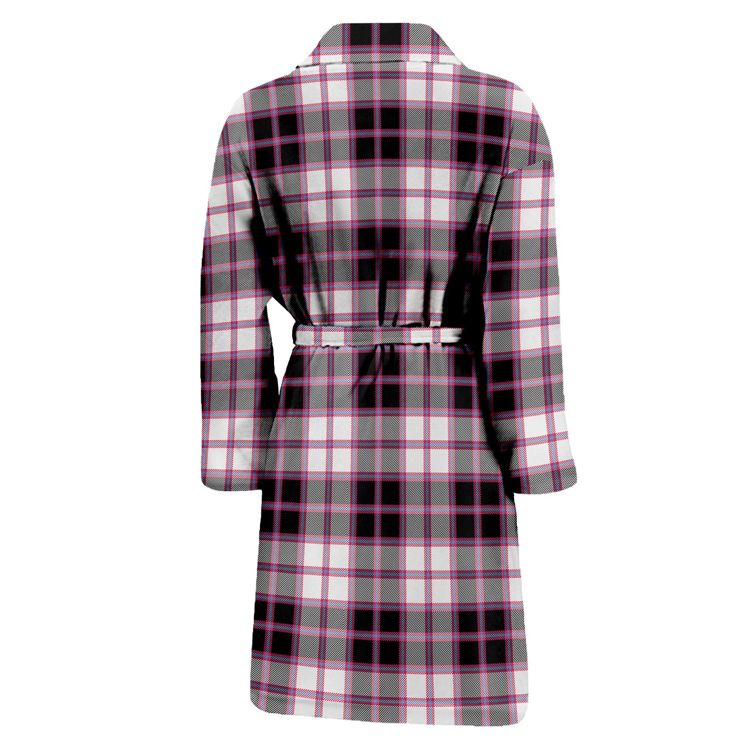 MacPherson Hunting Modern Tartan Bathrobe with Family Crest - Tartan Vibes Clothing