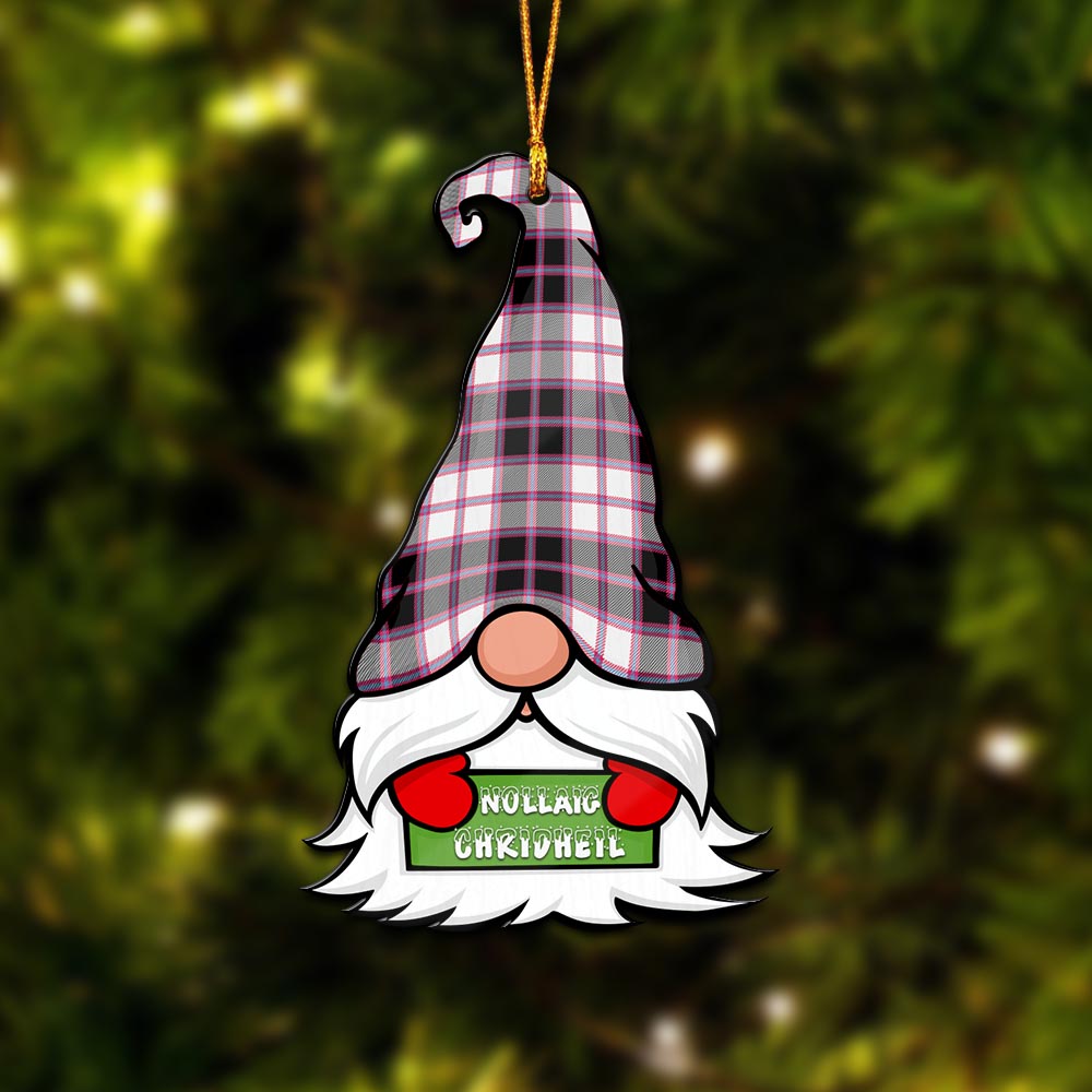 MacPherson Hunting Modern Gnome Christmas Ornament with His Tartan Christmas Hat - Tartan Vibes Clothing