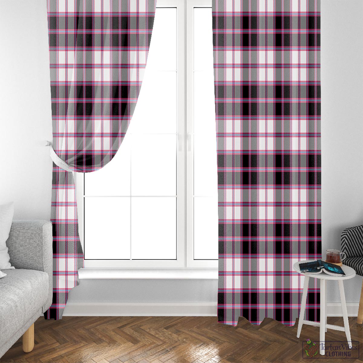 MacPherson Hunting Modern Tartan Window Curtain