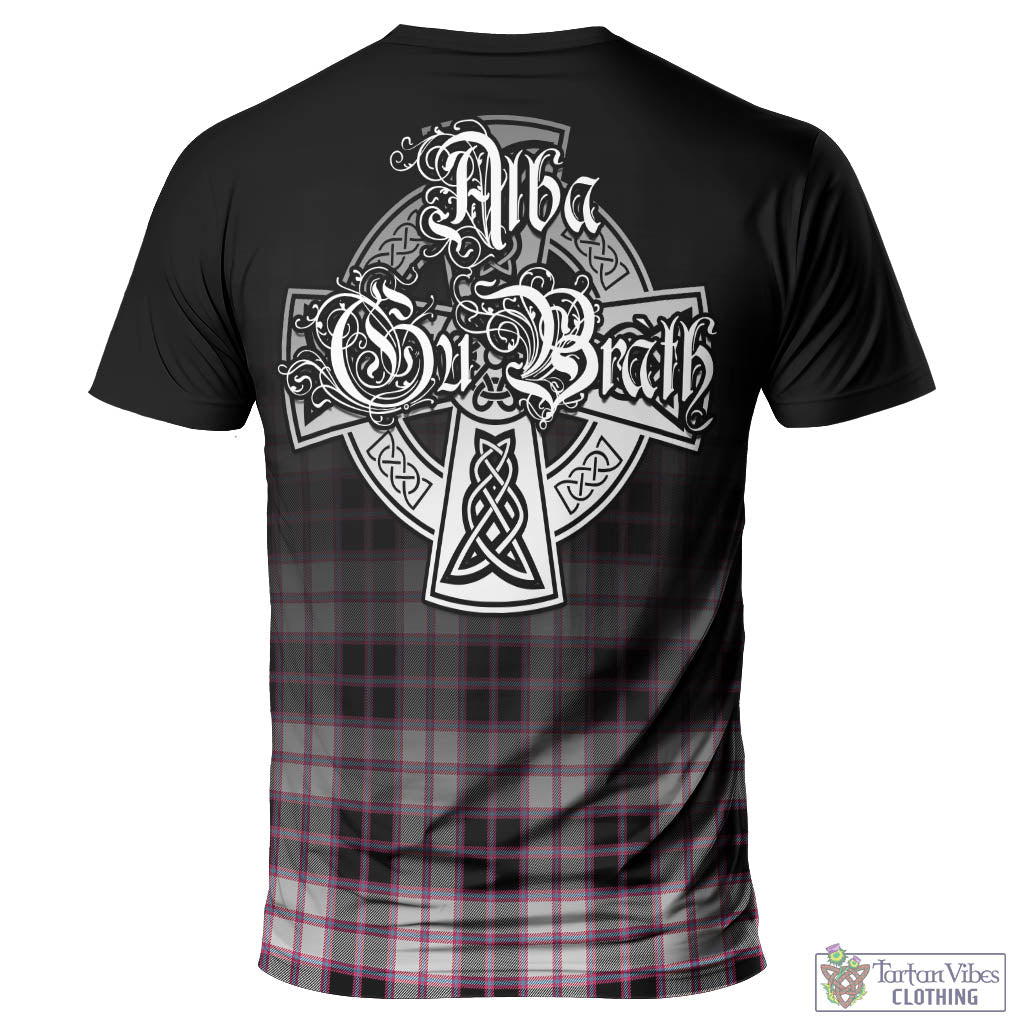 Tartan Vibes Clothing MacPherson Hunting Modern Tartan T-Shirt Featuring Alba Gu Brath Family Crest Celtic Inspired