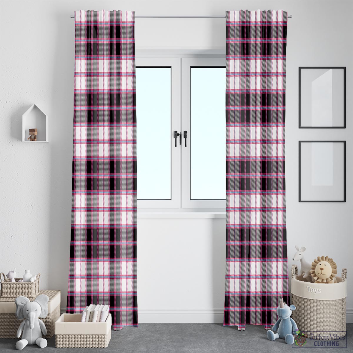 MacPherson Hunting Modern Tartan Window Curtain