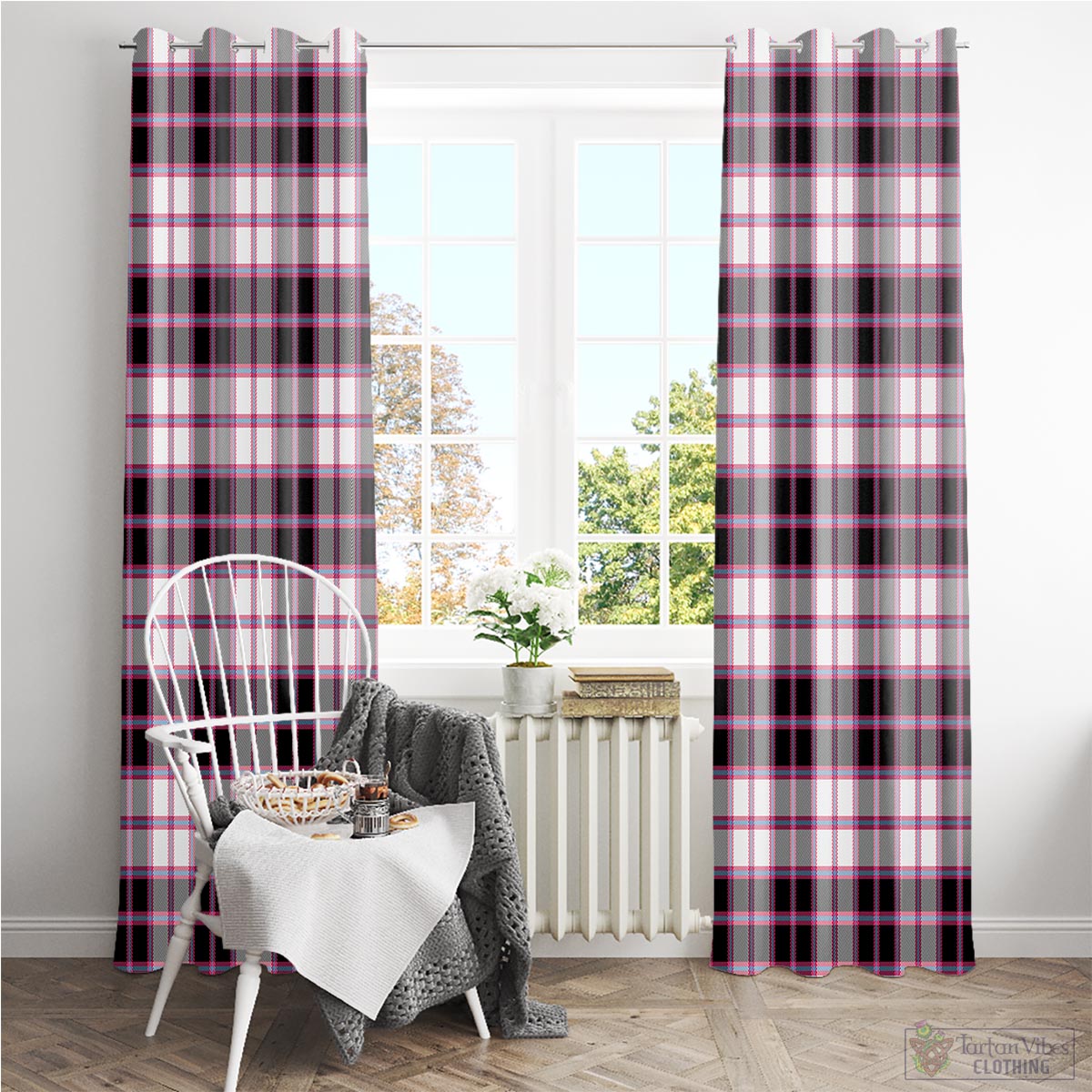 MacPherson Hunting Modern Tartan Window Curtain