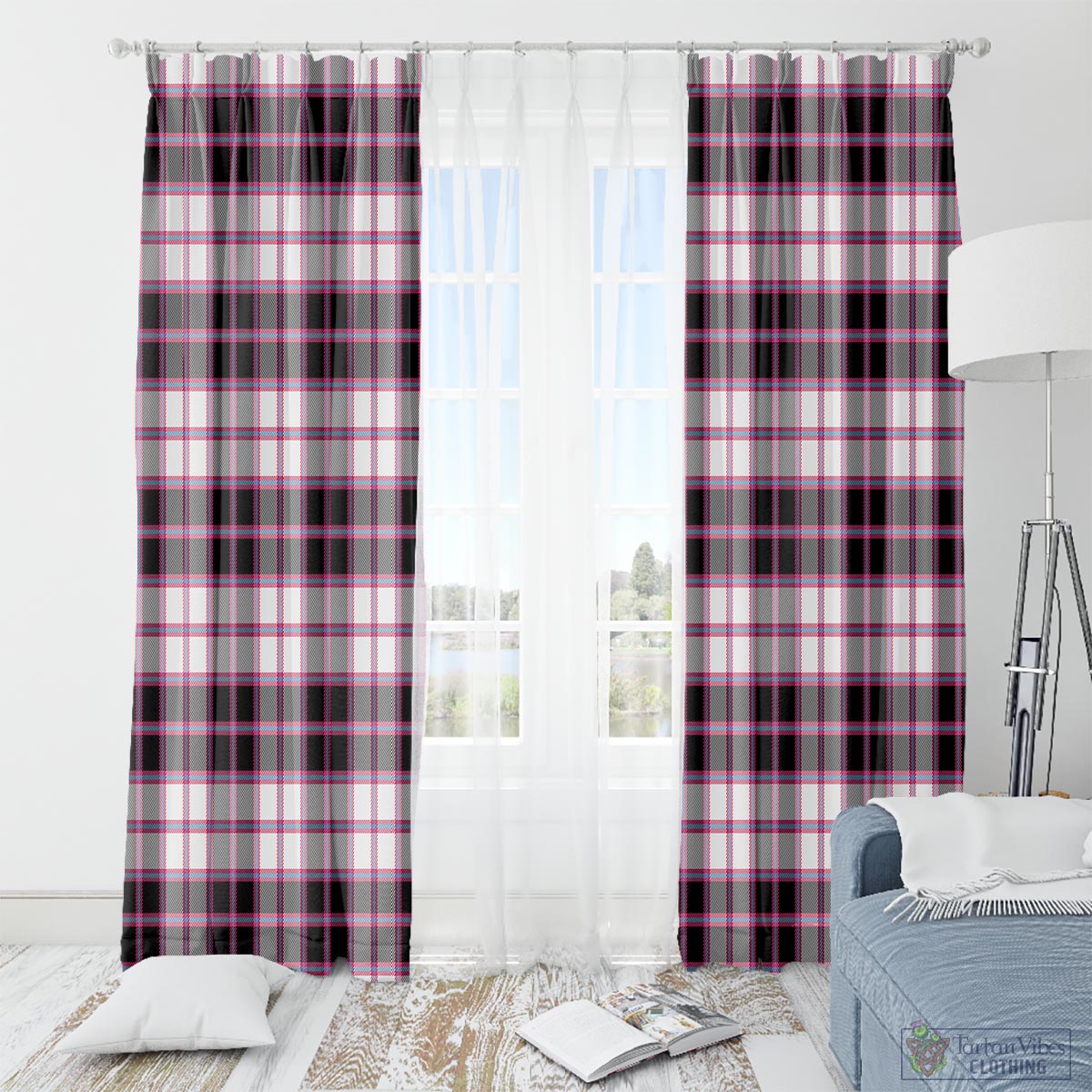 MacPherson Hunting Modern Tartan Window Curtain