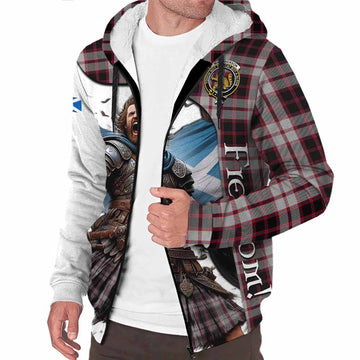 MacPherson (McPherson) Crest Tartan Sherpa Hoodie Inspired by the Freedom of Scottish Warrior