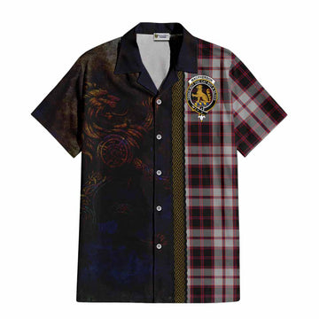 MacPherson (McPherson) Tartan Family Crest Hawaiian Shirt Alba Gu Brath Be Brave Lion Ancient Style Kid - Tartan Vibes Clothing