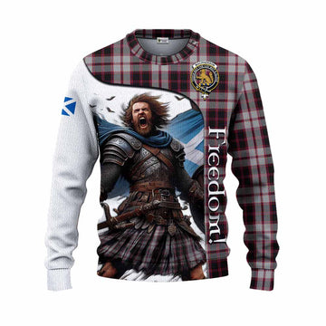 MacPherson (McPherson) Crest Tartan Knitted Sweater Inspired by the Freedom of Scottish Warrior