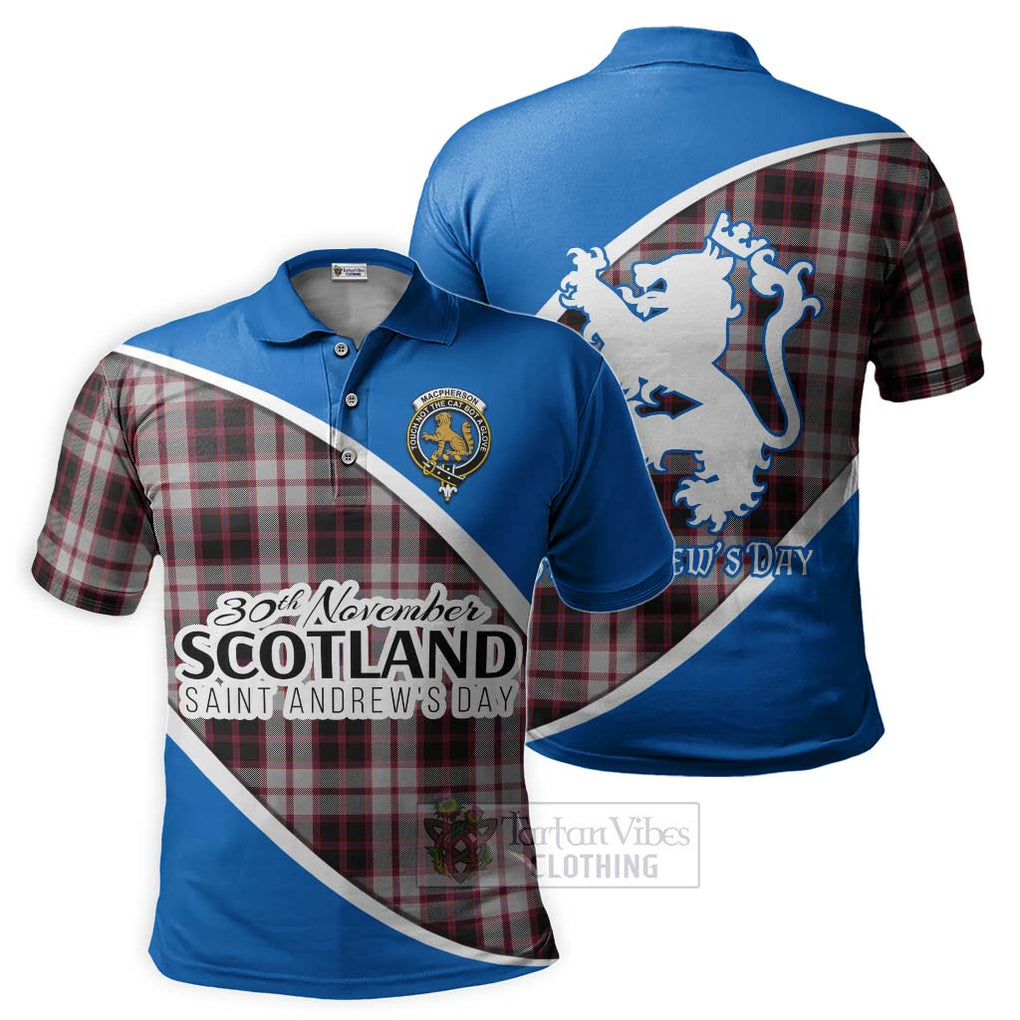 Tartan Vibes Clothing MacPherson (McPherson) Family Crest Tartan Polo Shirt Celebrate Saint Andrew's Day in Style