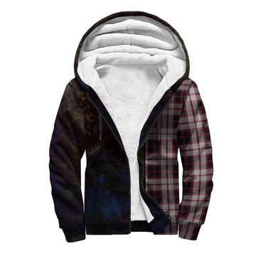 MacPherson (McPherson) Tartan Family Crest Sherpa Hoodie Alba Gu Brath Be Brave Lion Ancient Style Unisex S - Tartan Vibes Clothing