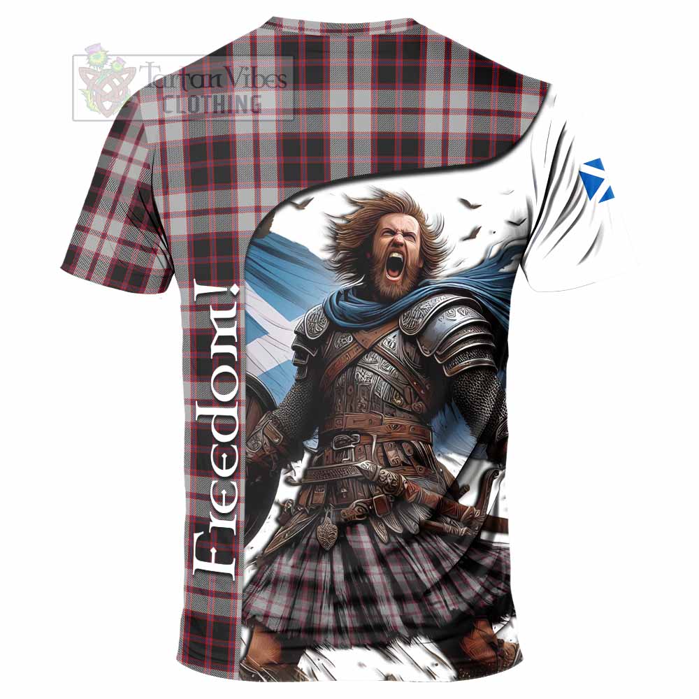 MacPherson (McPherson) Crest Tartan T-Shirt Inspired by the Freedom of Scottish Warrior