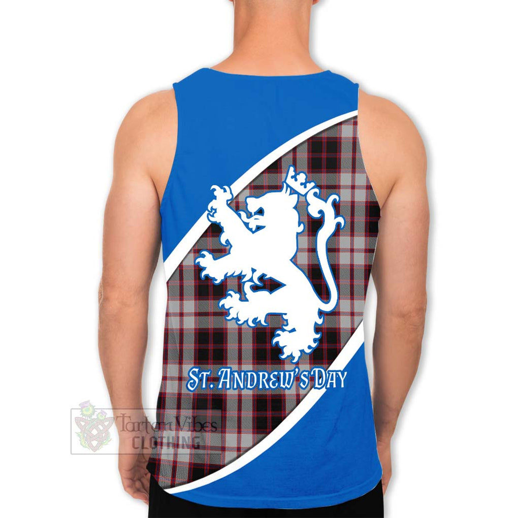 Tartan Vibes Clothing MacPherson (McPherson) Family Crest Tartan Men's Tank Top Celebrate Saint Andrew's Day in Style