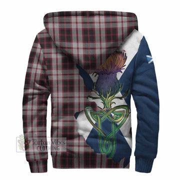 MacPherson (McPherson) Tartan Family Crest Sherpa Hoodie Scottish Thistle Celtic Inspired - Tartan Vibes Clothing