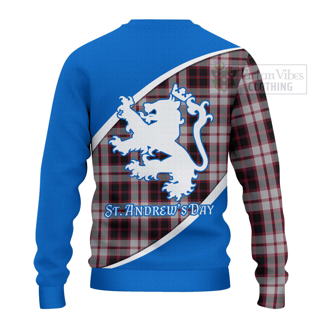 Tartan Vibes Clothing MacPherson (McPherson) Family Crest Tartan Knitted Sweater Celebrate Saint Andrew's Day in Style