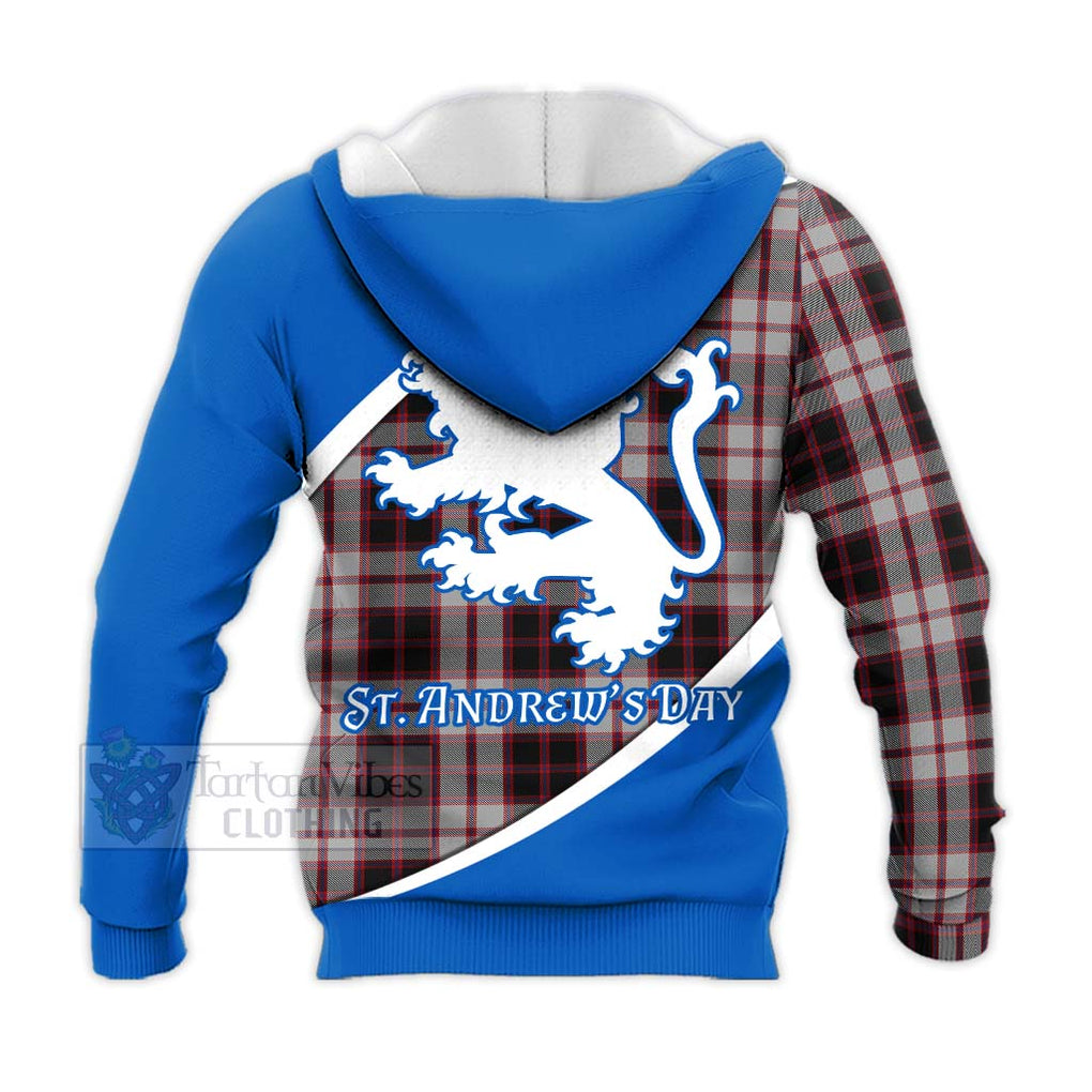 Tartan Vibes Clothing MacPherson (McPherson) Family Crest Tartan Knitted Hoodie Celebrate Saint Andrew's Day in Style