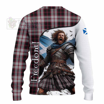 MacPherson (McPherson) Crest Tartan Knitted Sweater Inspired by the Freedom of Scottish Warrior