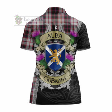 MacPherson (McPherson) Tartan Family Crest Women's Polo Shirt Lion Rampant Royal Thistle Shield Celtic Inspired - Tartan Vibes Clothing