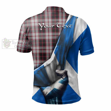 MacPherson (McPherson) Tartan Polo Shirt with Family Crest Scotland Patriotic Style