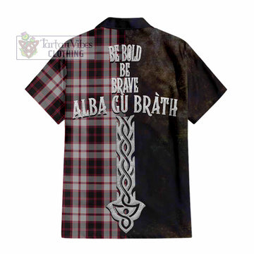 MacPherson (McPherson) Tartan Family Crest Hawaiian Shirt Alba Gu Brath Be Brave Lion Ancient Style - Tartan Vibes Clothing