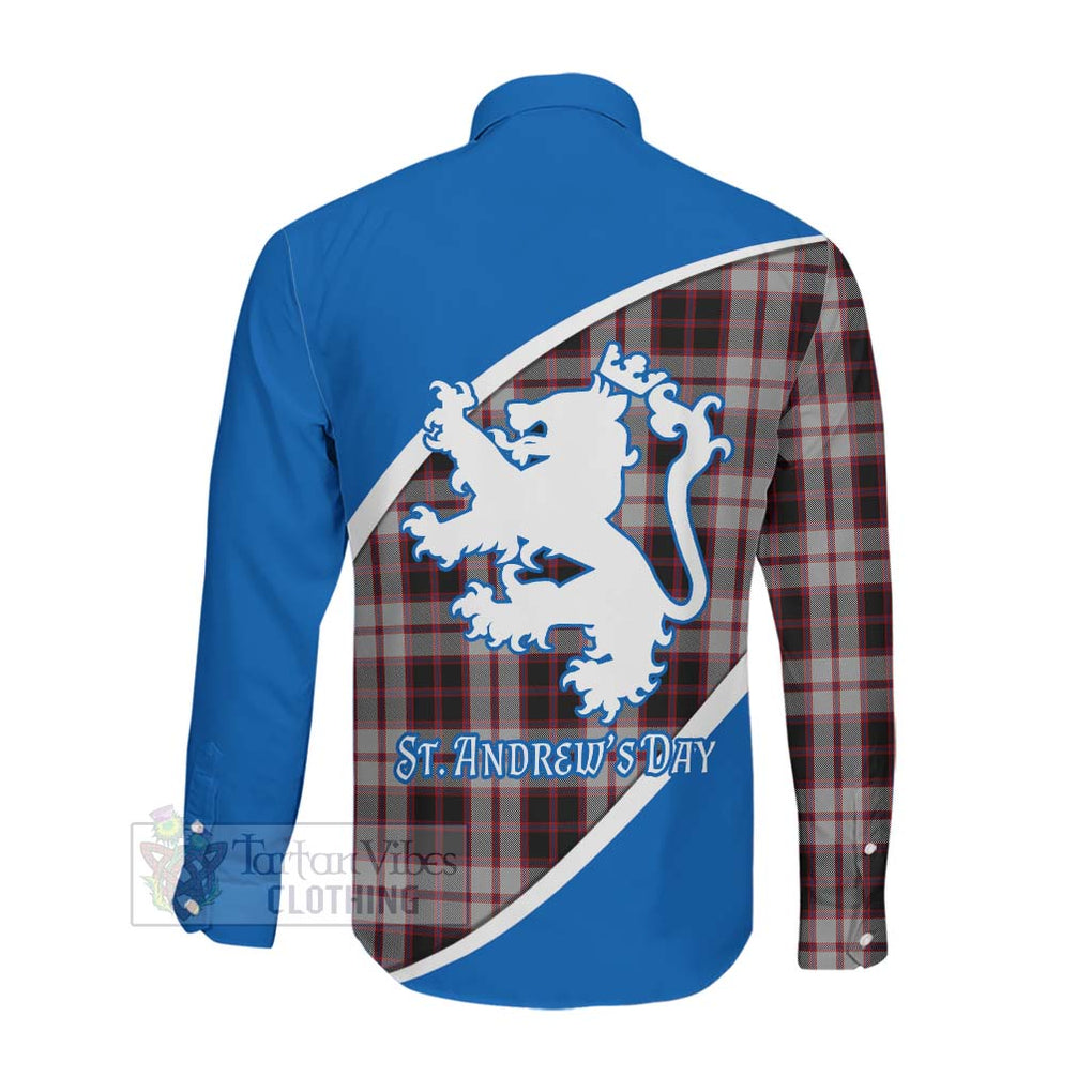 Tartan Vibes Clothing MacPherson (McPherson) Family Crest Tartan Long Sleeve Button Shirt Celebrate Saint Andrew's Day in Style