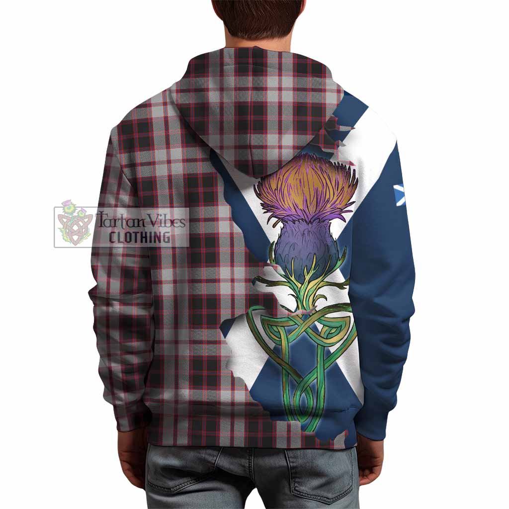 MacPherson (McPherson) Tartan Family Crest Hoodie Scottish Thistle Celtic Inspired - Tartan Vibes Clothing