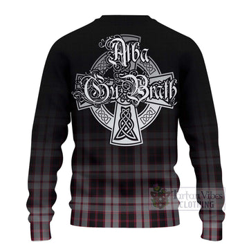 MacPherson (McPherson) Tartan Ugly Sweater Featuring Alba Gu Brath Family Crest Celtic Inspired