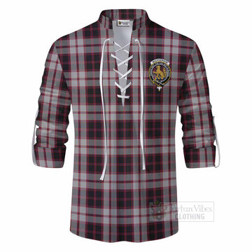 MacPherson (McPherson) Tartan Ghillie Kilt Shirt with Family Crest DNA In Me Style