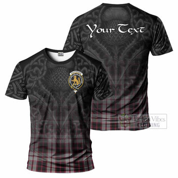 MacPherson (McPherson) Tartan T-Shirt with Family Crest Celtic Thistle Vibes