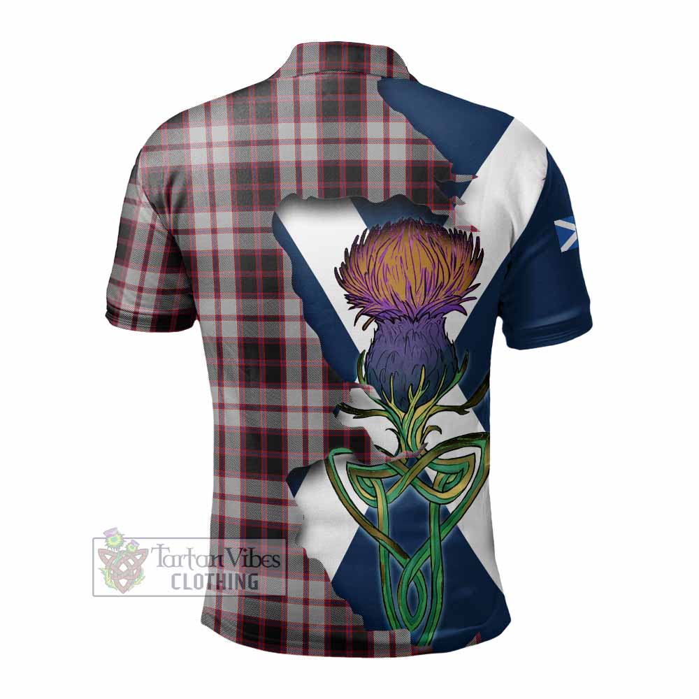 MacPherson (McPherson) Tartan Family Crest Polo Shirt Scottish Thistle Celtic Inspired - Tartan Vibes Clothing