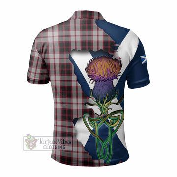 MacPherson (McPherson) Tartan Family Crest Polo Shirt Scottish Thistle Celtic Inspired - Tartan Vibes Clothing