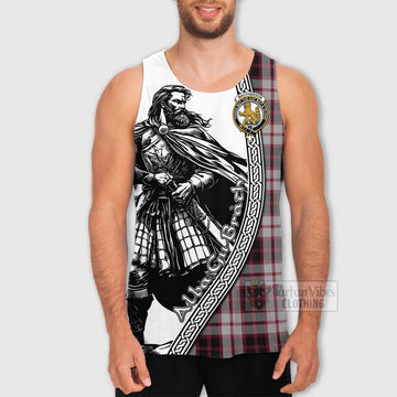 MacPherson (McPherson) Tartan Clan Crest Men's Tank Top with Highlander Warrior Celtic Style